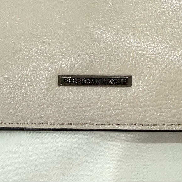 Rebecca Minkoff Darling Shoulder Bag Crossbody Clutch Leather Cream Boho Western - Picture 10 of 16